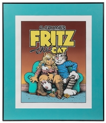  R. Crumb “Fritz the Cat" Signed and Numbered Serigraph. Wil...