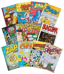  [UNDERGROUND COMICS]. Collection of 46 comics. With comics ...