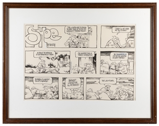  MACNELLY, Jeff (1947 – 2000). Shoe Original Sunday Comic St...