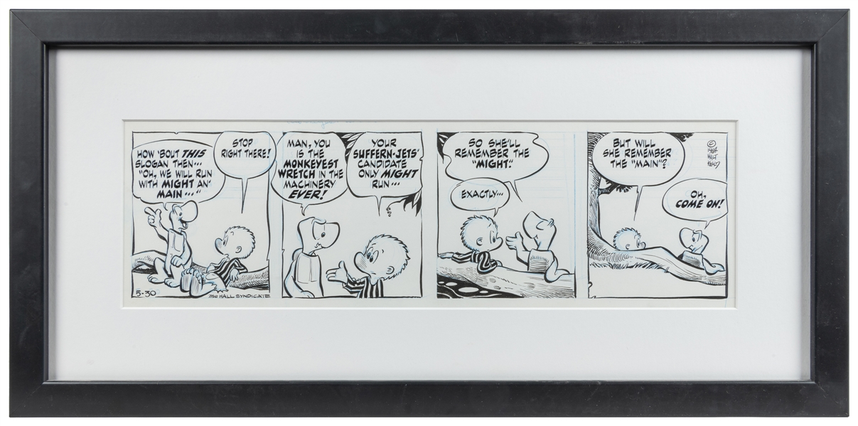  KELLY, Walt. Pogo Daily Comic Strip Original Art. Hall Synd...