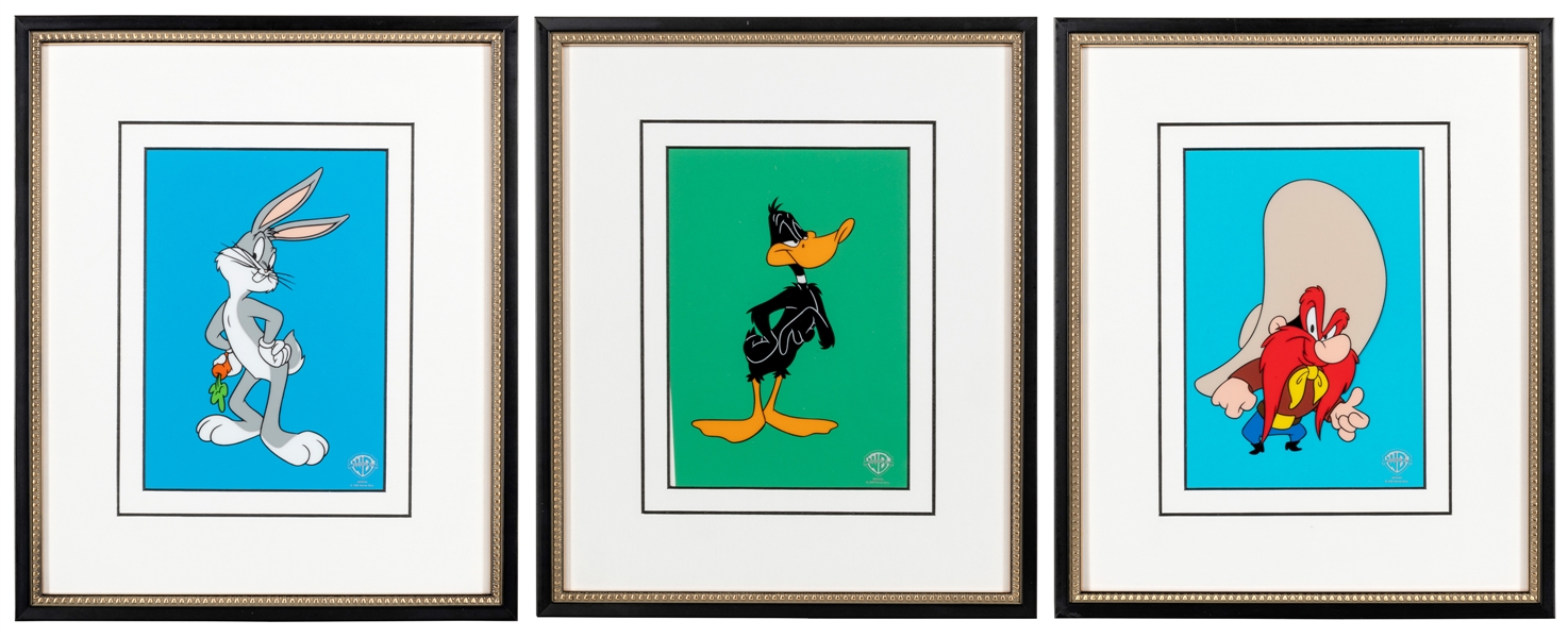 [WARNER BROTHERS STUDIOS]. Three “Looney Tunes Table Top" S...