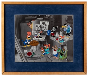 [ANIMATION ART]. [WALTER LANTZ PRODUCTIONS AND WALT DISNEY ...