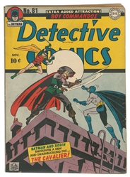  Detective Comics. Group of 3 comic books. DC, 1943-46. Incl...