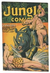  Jungle Comics. Group of 5 comic books. Fiction House, 1945-...