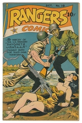  Rangers Comics #19. Fiction House, 1944. Joe Doolin cover. ...