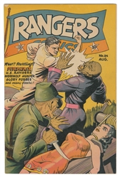  Rangers Comics #24. Fiction House, 1945. Joe Doolin torture...