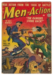  [WAR COMICS]. Group of 12 comic books. Including: With the ...