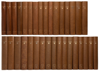  [PLAYBOY]. Group of bound Playboy magazines, including Vol....