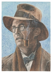  BRETT, Jeremy (1933-1995). Brown Fur Felt Fedora Hat, Owned...