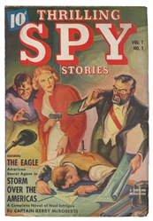  Thrilling Spy Stories Vol. 1 No. 1. Standard, 1939. First i...