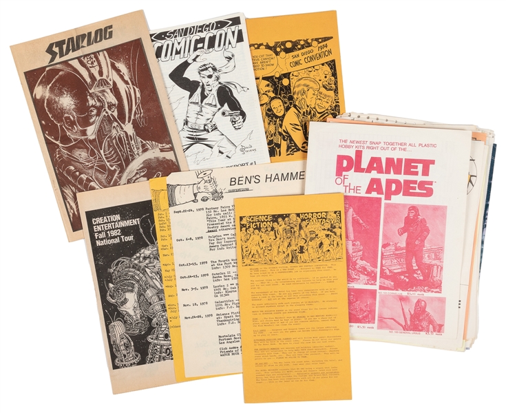  Assorted Comic and Pop Culture Convention Booklets and Ephe...