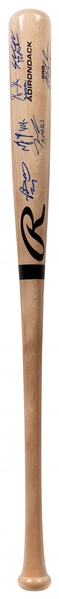  The Sandlot Cast Signed Rawlings Bat (BAS). A wooden Rawlin...
