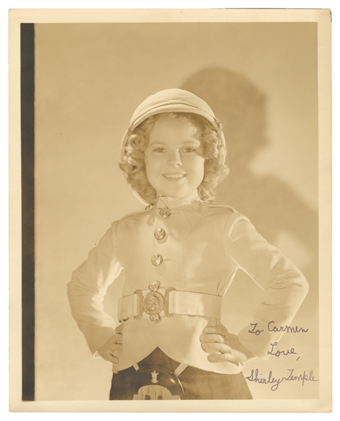  TEMPLE, Shirley (1928-2014). Signed Photo from Wee Willie W...