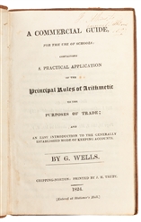  [ACCOUNTING]. WELLS, G. A Commercial Guide, for the Use of ...