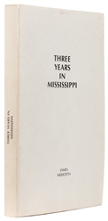  [AFRICAN-AMERICANA]. MEREDITH, James (b. 1933). Three Years...