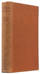  [AFRICAN-AMERICANA]. SPIVAK, John L. (1897-1981). Georgia N...