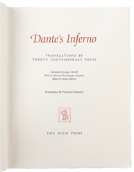  ALIGHIERI, Dante. Dante's Inferno. Hopewell: NJ: Ecco Press...