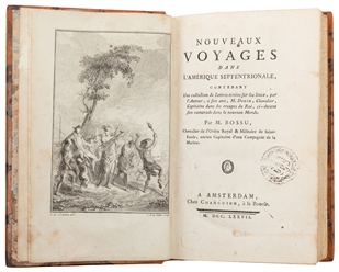  [AMERICANA]. [LOUISIANA]. BOSSU, Jean Bernard (1720-1792). ...