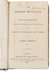  [AMERICANA]. [CONDER, Josiah (1789-1855)]. The Modern Trave...