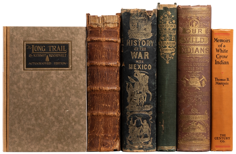  [AMERICANA]. Group of 6 First or Early Editions. [V.p., ca....