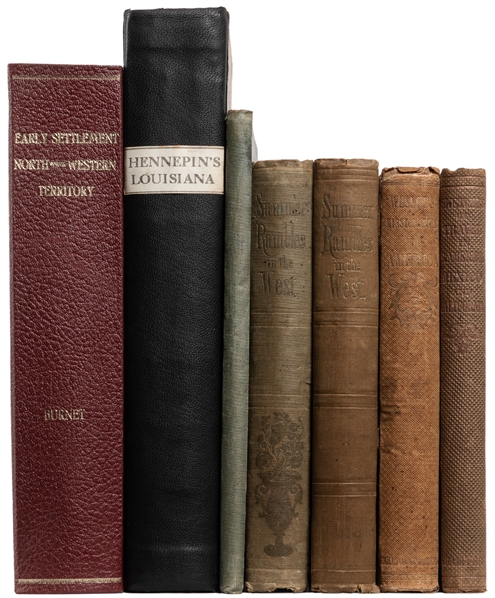  [AMERICANA]. Group of 6 First or Early Editions of Travels ...