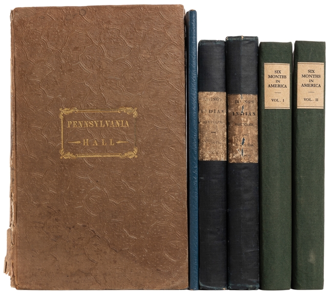  [AMERICANA]. Group of 4 Nineteenth-Century First Editions i...