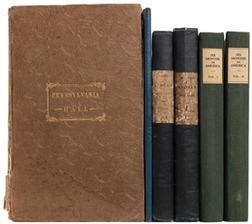  [AMERICANA]. Group of 4 Nineteenth-Century First Editions i...