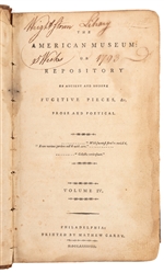  [AMERICANA]. [REVOLUTIONARY WAR ERA]. [JUDAICA]. The Americ...