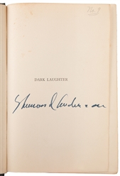  ANDERSON, Sherwood. Dark Laughter. New York: Boni & Liverig...