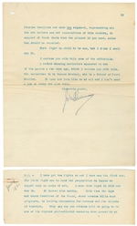  [ART IN AMERICA]. QUINN, John (1870-1924). Memorandum Again...