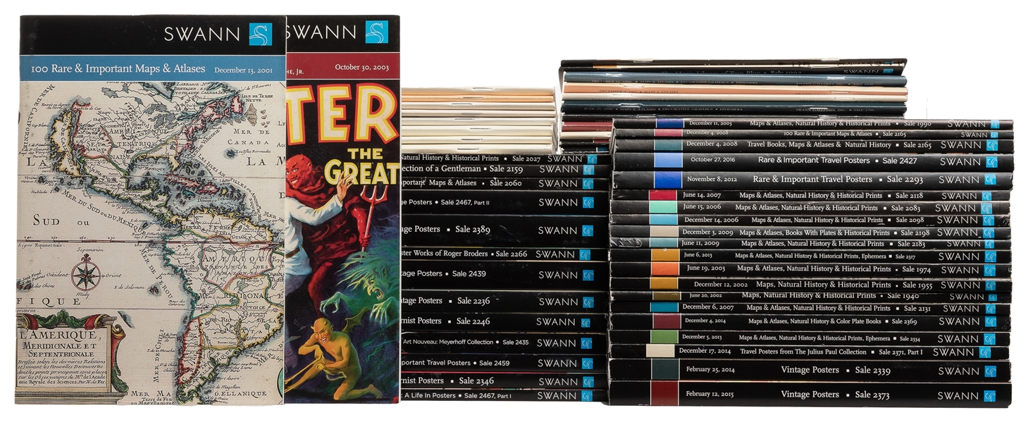  [AUCTION CATALOGS]. Group of Nearly 100 Auction Catalogs fr...