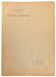  [BAUDELAIRE, Charles (1821-1867), subject]. [MALLARMÉ, Stép...