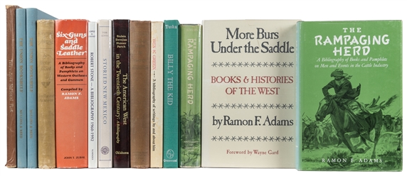  [BIBLIOGRAPHIES]. Group of 15 volumes, mainly Western Ameri...