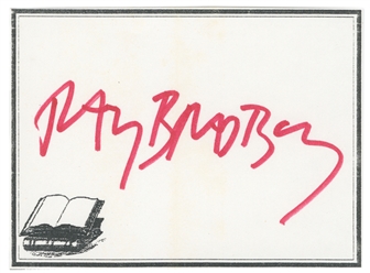  BRADBURY, Ray (1920-2012). R Is for Rocket.
