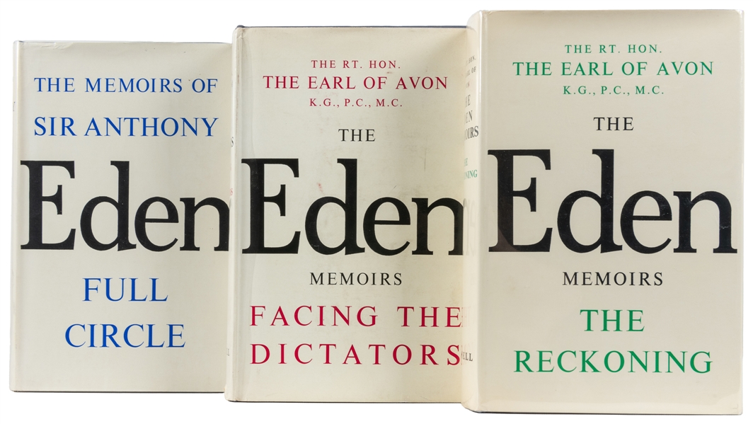  [BRITISH PRIME MINISTERS]. EDEN, Sir Anthony (1897-1977). T...