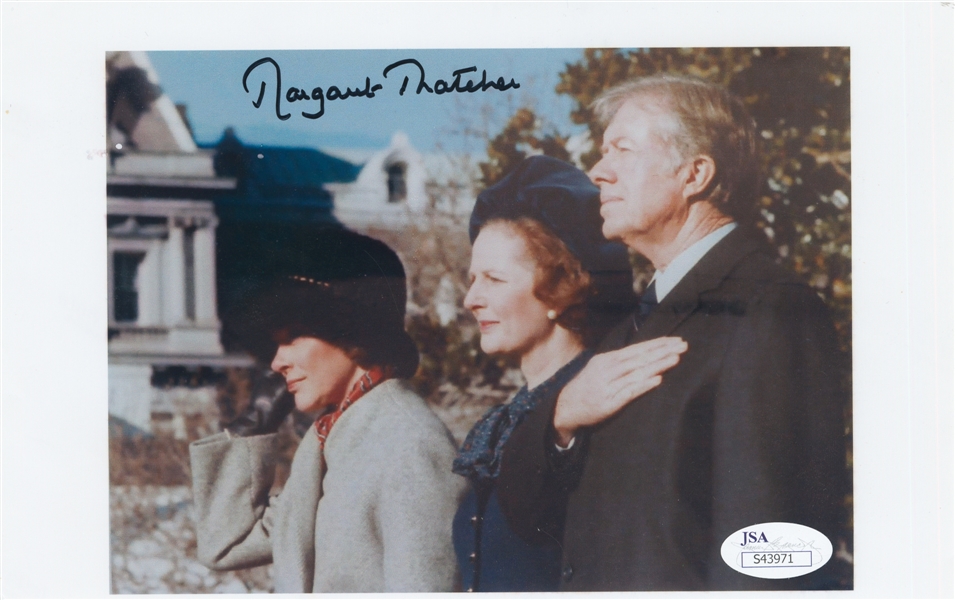  [BRITISH PRIME MINISTERS]. THATCHER, Margaret (1925-2013). ...
