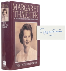  [BRITISH PRIME MINISTERS]. THATCHER, Margaret (1925-2013). ...