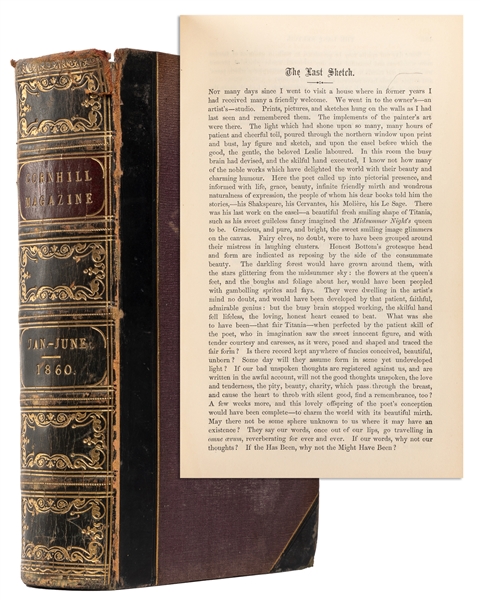  BRONTË, Charlotte (1816-1855). The Last Sketch - Emma (a fr...
