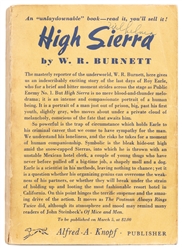  BURNETT, W. R. (1899-1982). High Sierra. New York: Alfred A...