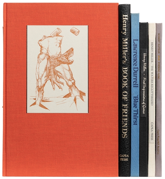  [CAPRA PRESS]. MILLER, Henry (1891-1980), DURRELL, Lawrence...