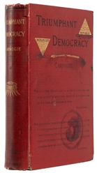  CARNEGIE, Andrew (1835-1919). Triumphant Democracy or Fifty...