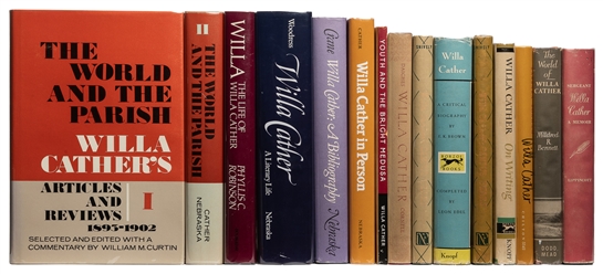  [CATHER, Willa (1873-1947), subject]. Group of 16 Books Abo...
