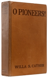  CATHER, Willa (1873-1947). O Pioneers! Boston and New York:...