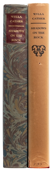  CATHER, Willa (1873-1947). Pair of Signed, Limited Editions...