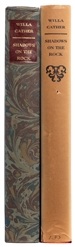  CATHER, Willa (1873-1947). Pair of Signed, Limited Editions...