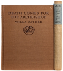  CATHER, Willa (1873-1947). Pair of First Editions, One Sign...