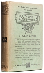  CATHER, Willa (1873-1947). Youth and the Bright Medusa. New...