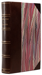  [CHICAGO]. Laws of the State of Illinois, Passed by the Ten...
