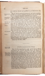  [CHICAGO]. Laws of the State of Illinois, Passed by the Ten...