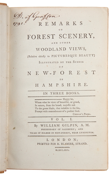  [CHILDRENS AND ILLUSTRATED BOOKS]. [NATURAL HISTORY]. GILP...